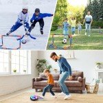 Rechargeable Hover Hockey Soccer Ball Set for Kids