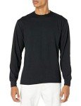 Men's Long Sleeve Black Tee by Jerzees, Large