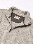 Wrangler Authentics Men's Fleece Quarter-Zip Sweater