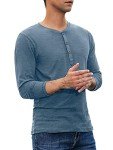 Sailwind Men's Casual Cotton Long Sleeve Henley