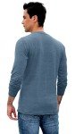 Sailwind Men's Casual Cotton Long Sleeve Henley