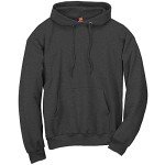 Hanes Men's EcoSmart Hooded Sweatshirt, Charcoal Large