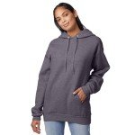 Hanes Men's EcoSmart Hooded Sweatshirt, Charcoal Large