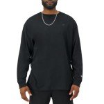 Champion Black Long-Sleeve Tee for Men, XL