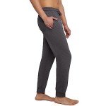 Hanes Men's Charcoal Heather Jogger Sweatpants, Small