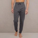 Hanes Men's Charcoal Heather Jogger Sweatpants, Small