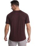 Ullnoy 4 Pack Men's Moisture Wicking T-Shirts
