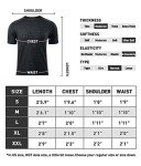 Ullnoy 4 Pack Men's Moisture Wicking T-Shirts
