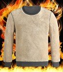 TACVASEN Men's Warm Fleece Crewneck Sweatshirt