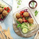 10 Pack Airtight Glass Meal Prep Containers