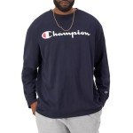 Champion Men's Classic Graphic T-Shirt – Navy, Large