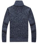 LemonGirl Men's Casual Slim Fit Zip Cardigan