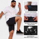 Men's Quick-Dry Athletic Workout Shorts with Pockets