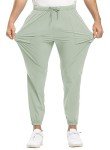 Men's Lightweight Quick-Dry Athletic Joggers - Cyan Gray