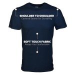 Men's Crew T-Shirts Multipack - Navy/Charcoal/Red