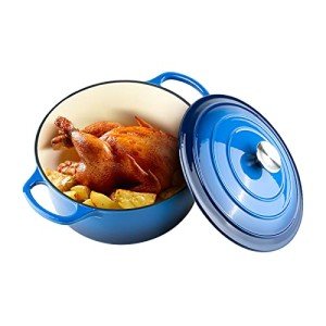 Kerilyn 6QT Enameled Cast Iron Dutch Oven