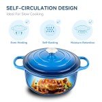 Kerilyn 6QT Enameled Cast Iron Dutch Oven