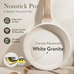 14-Piece Nonstick White Granite Cookware Set