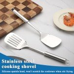 Stainless Steel Spatula Set - High Heat Resistant