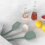 Heat Resistant Silicone Cooking Utensils Set - 8 Pieces