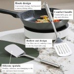 Stainless Steel Spatula Set - High Heat Resistant