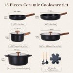 15-Piece Non-Stick Ceramic Cookware Set