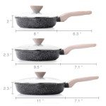 Kordisen 3-Piece Nonstick Frying Pan Set