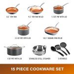 Gotham Steel 15-Piece Non-Stick Cookware Set