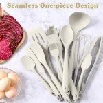 14-Piece Silicone Kitchen Utensil Set with Holder