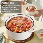 HaWare 6QT Enameled Cast Iron Dutch Oven