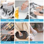 AIDEA 12PK Dual-Sided Dishwashing Cleaning Rag
