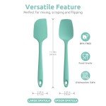 U-Taste Silicone Spatula Set - 2 PCS, Aqua Sky