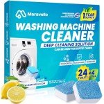 Washing Machine Cleaner Tablets - Lemon Scent, 28 Count