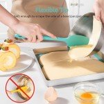 U-Taste Silicone Spatula Set - 2 PCS, Aqua Sky