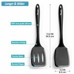 Silicone Spatula Set – Solid & Slotted Turners