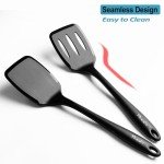 Silicone Spatula Set – Solid & Slotted Turners