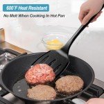 Silicone Spatula Set – Solid & Slotted Turners