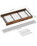 Vintage Ceiling-Mounted Pot Rack with Hooks