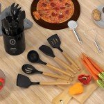 Heat Resistant Silicone Cooking Utensils Set