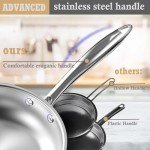 Stainless Steel Nonstick Cookware Set, 6 Pieces