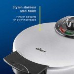 Oster 8" Stainless Steel Belgian Waffle Maker