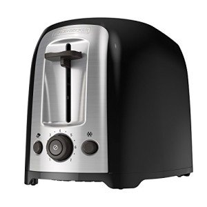 BLACK+DECKER Extra Wide Slot 2-Slice Toaster