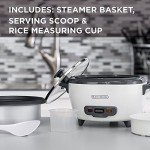 BLACK+DECKER 2-in-1 Rice Cooker & Steamer