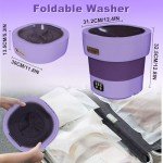 Mini 2-in-1 Portable Washing Machine for Travel