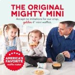 Dash Mini Waffle Maker for Quick Snacks - Aqua