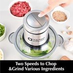 Electric Food Processor and Meat Grinder Combo