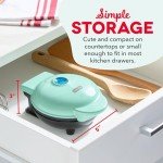 Dash Mini Waffle Maker for Quick Snacks - Aqua
