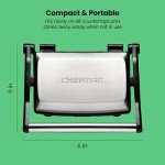 Chefman 180° Electric Panini Press and Grill
