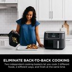 Ninja Foodi 8-qt. DualZone Air Fryer - Slate Grey