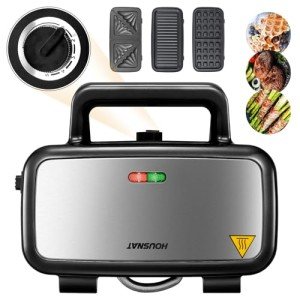 3-in-1 Sandwich, Waffle & Panini Maker